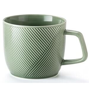 Extra Large 32oz Ceramic Coffee Mug, Soup Bowl with Handle- Green